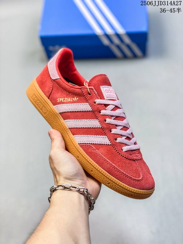 Adidas Handball Spezial Clover College Style Retro Casual Shoes German Training
