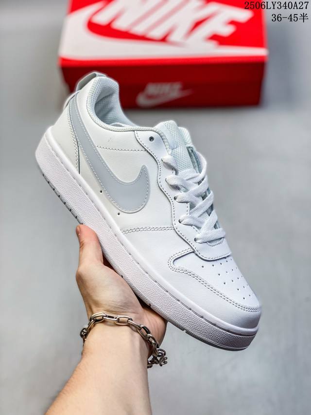 Nike men's and women's sports shoes Court Borough Low small air force low-top sn