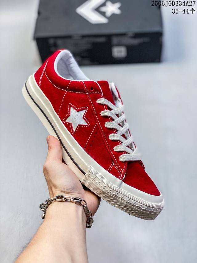 Converse One Star 95 retro low-top suede skateboard shoes for men and women Size