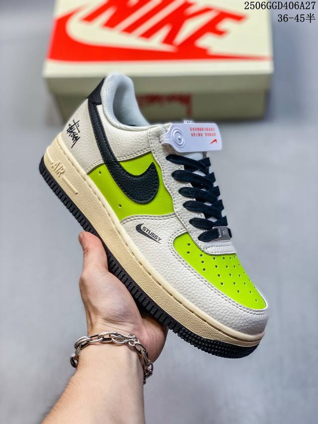 Limited sale overseas! Corporate-level Nike Air Force 1 '07 Low "Stussy co-bran