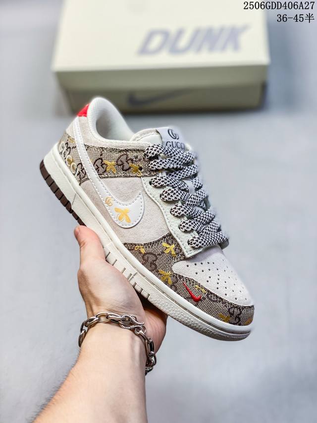 Overseas hit limited sale! Corporate-level Nike Sb Dunk Low "Gucci co-branded b