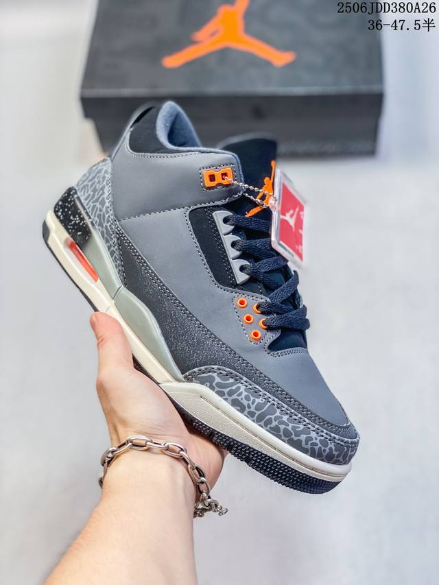 Air Jordan 3 Retro Aj3 Jordan 3 Retro casual sports culture basketball shoes. Th