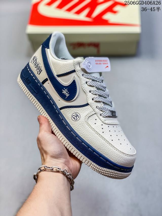 Limited edition overseas sale! Corporate-level Nike Air Force 1 '07 Low "Stussy