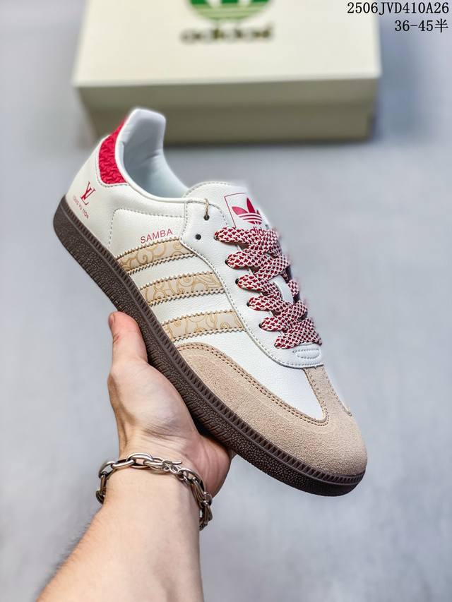 Corporate-level Adidas Originals Samba Og 'Diy' Samba series-Lv joint summer fa