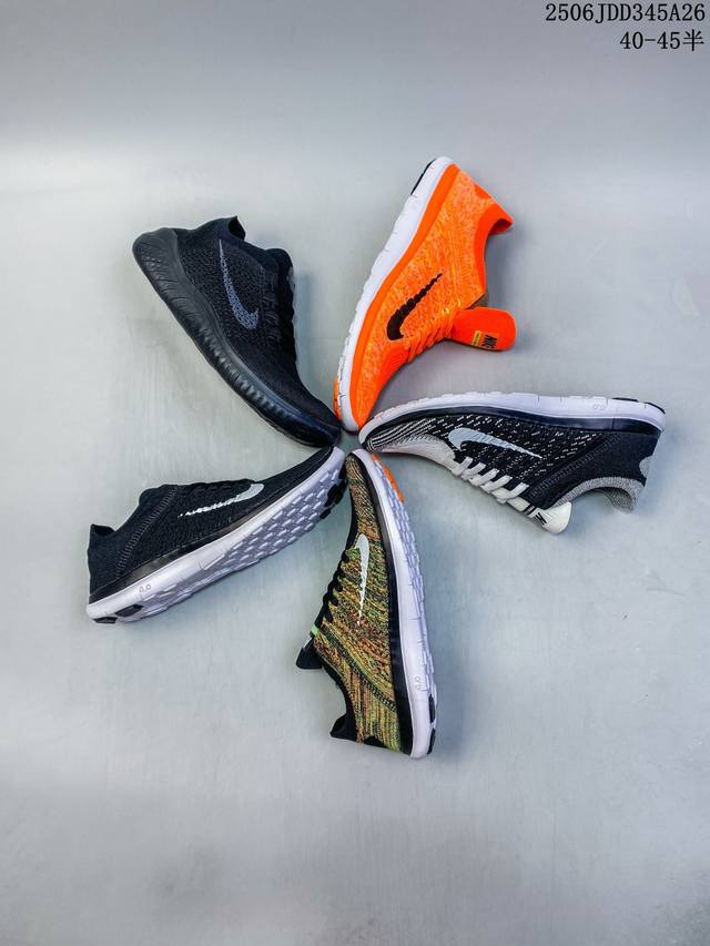 True half size Nike Free 4.0Rn running training summer breathable lightweight c