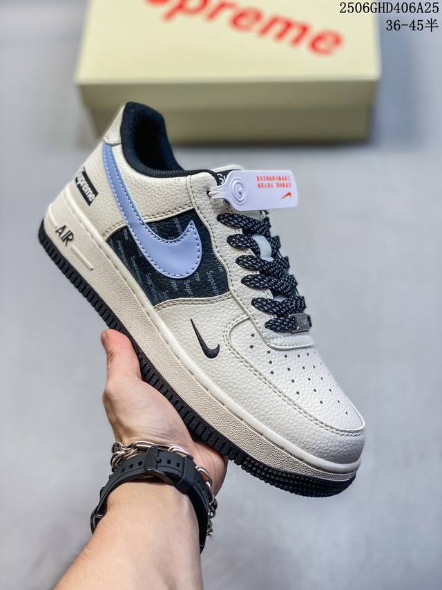 Limited sale overseas! Corporate-level Nike Air Force 1 '07 Low "Supreme co-bra