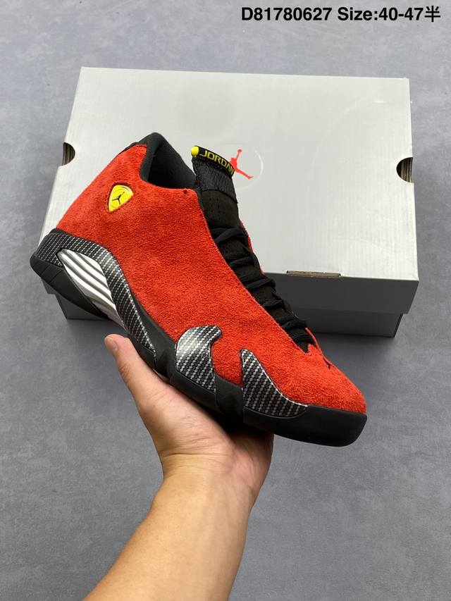Nike Nike authentic Air Jordan 14 Retro Jordan 14 generation Aj14 Ferrari is bac