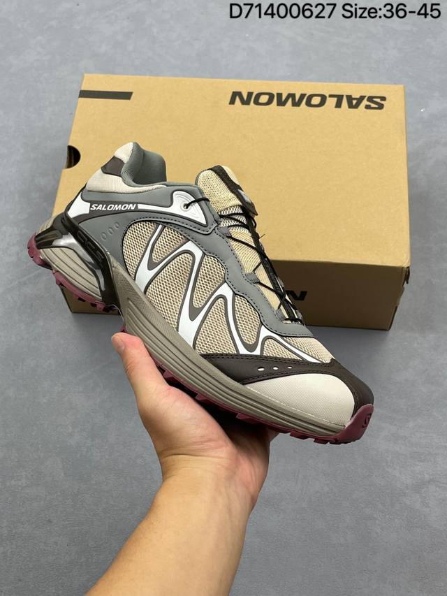 Salomon Xt-Whisper Light Brown Salomon Retro Functional Casual Trend Running Sho