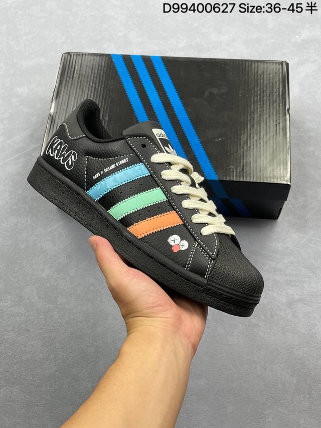Adidas Originals Superstar Shell Toe 'Diy' Series Low-top Classic All-match Cas