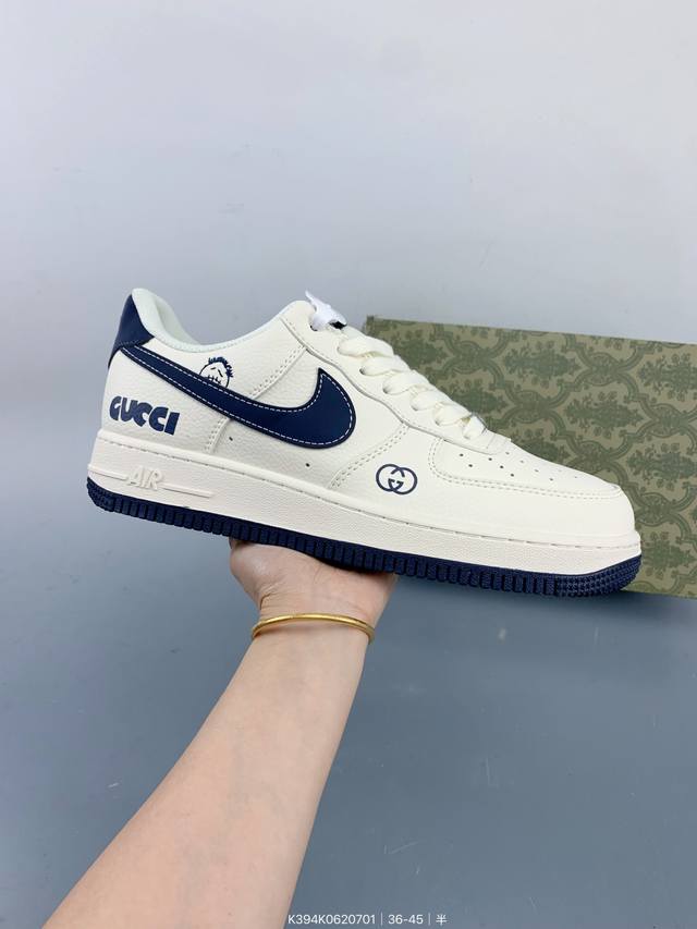 Creative custom joint, famous outdoor brand The North Face X Air Force 1'07 Low