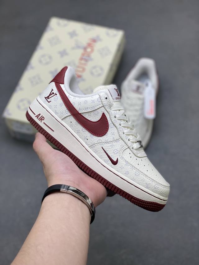 Limited sale overseas! Company-level Nike Air Force 1 '07 Low Lv joint-white an