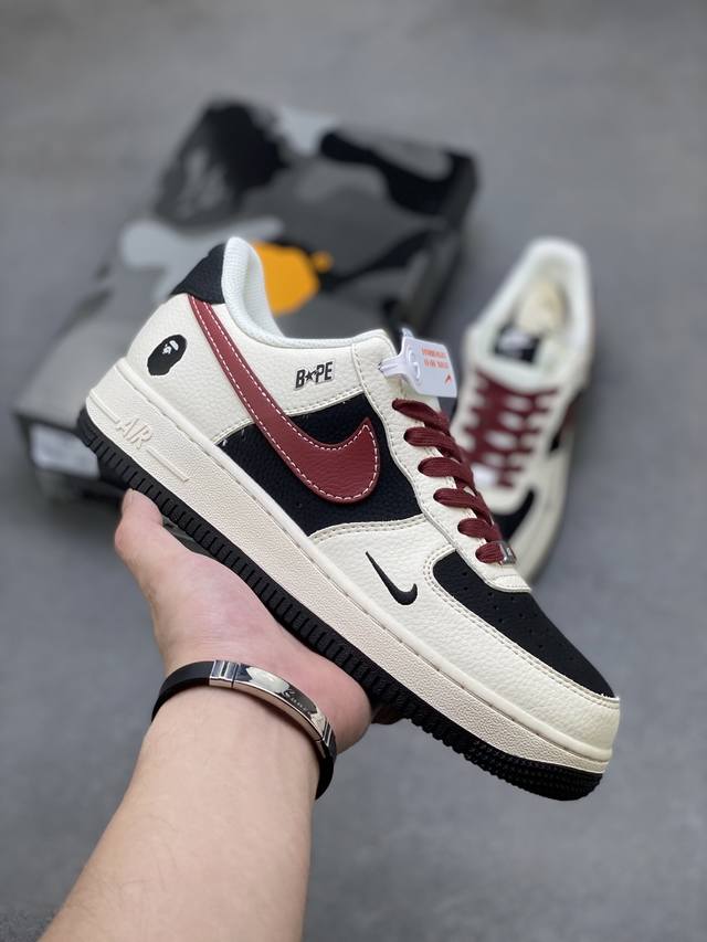 Limited sale overseas! Corporate-level Nike Air Force 1 '07 Low "Bape co-brande