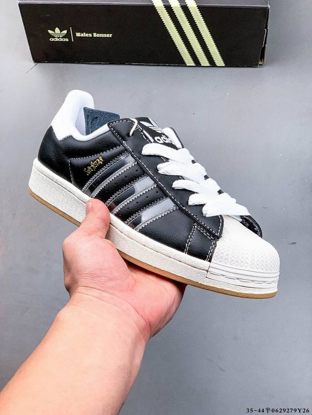 Company level! Adidas Superstar shell head classic versatile casual sneakers 06