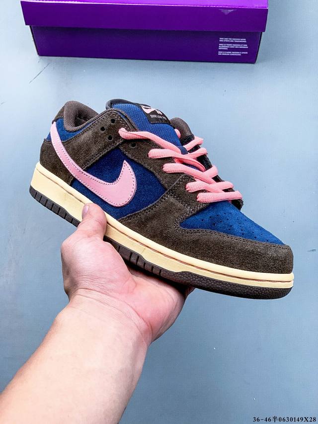 second layer real label! Nike Sb Dunk Low Pro classic versatile casual skateboa
