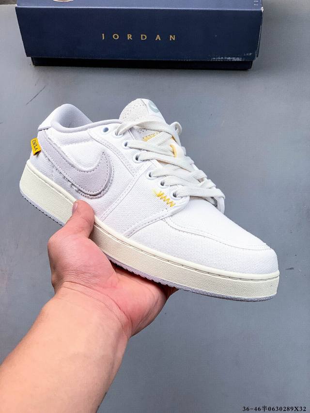 Uion La X Air Jordan Aj1 Ko Low Low-top retro basketball shoes are designed with