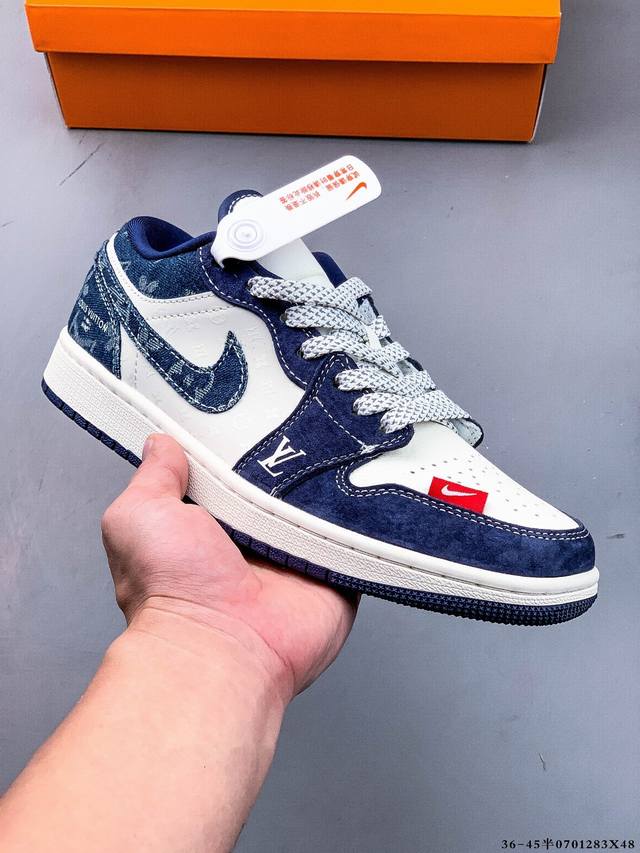 Company-level first layer! Nike Air Jordan 1 Low Aj1 Joe 1 low-top trendy slow