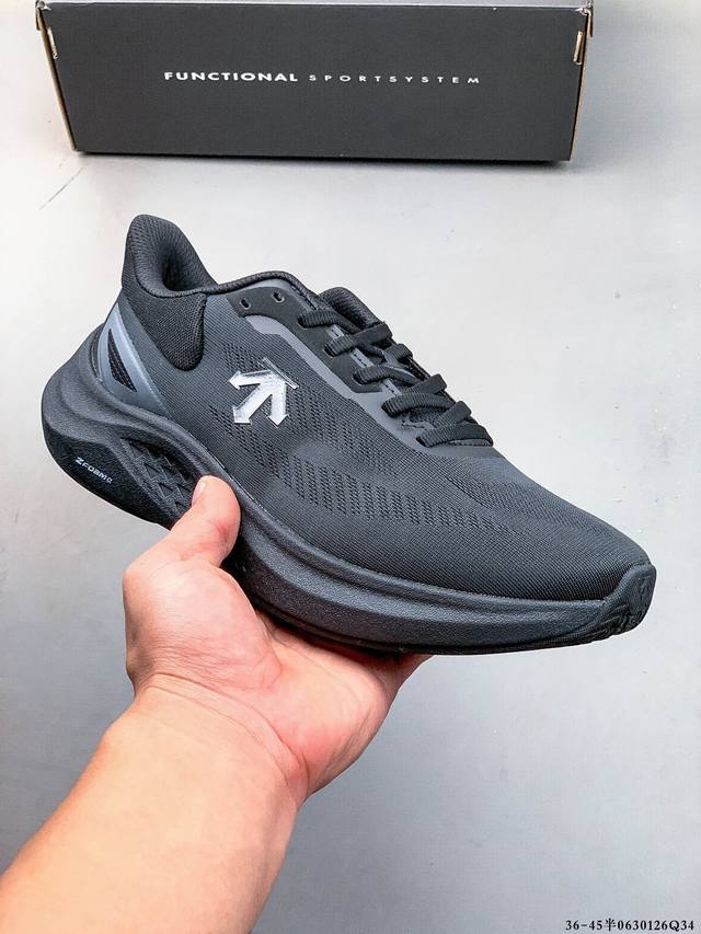 Company level! Descente Run Step comfortable versatile shock-absorbing wear-res