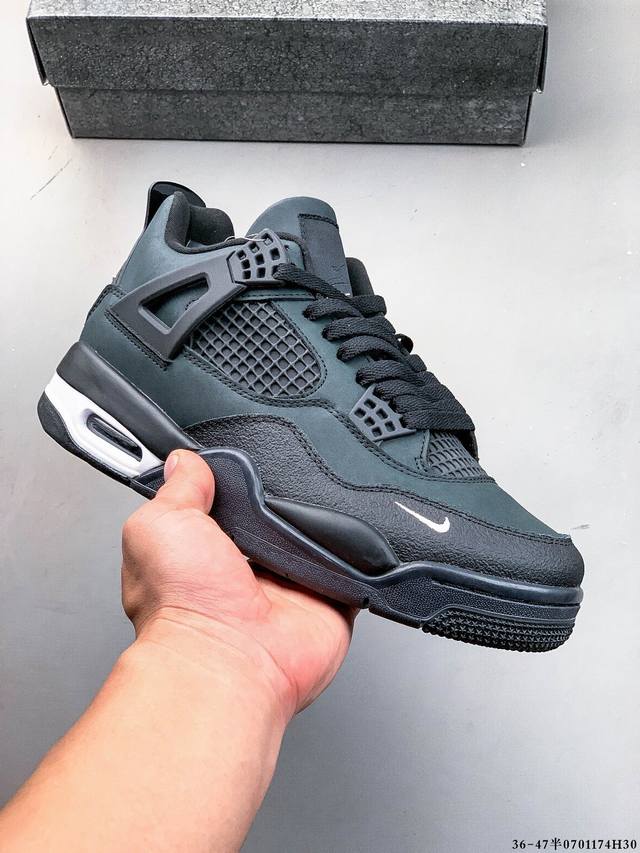 Company level! Air Jordan 4 Retro Og Cement Aj4 Joe 4 Retro Casual Sports Baske