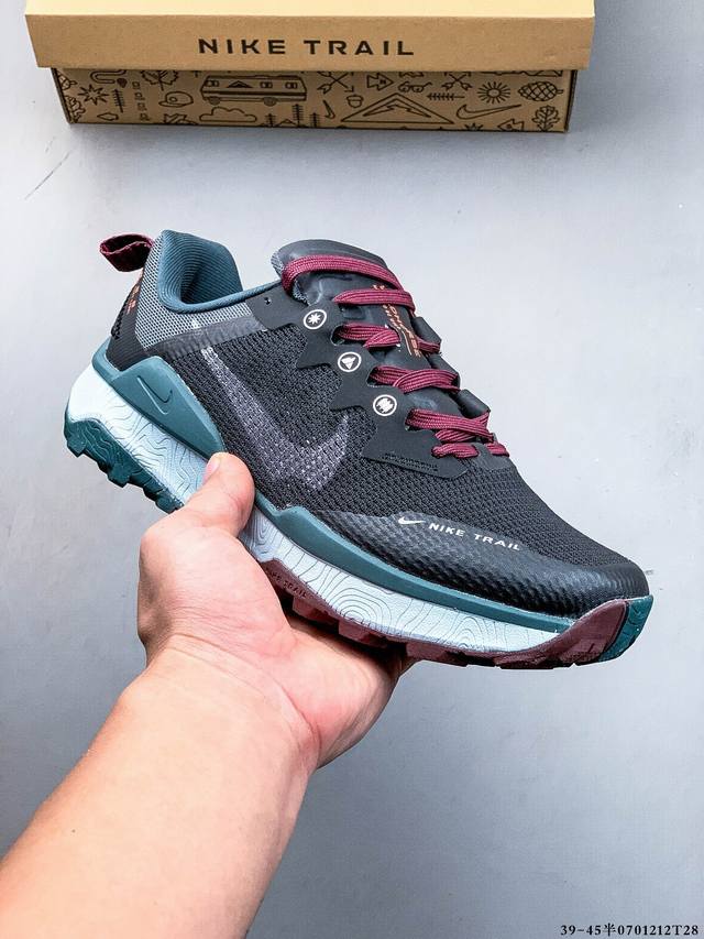 Nike React Wildhorse 8 Grip Cushioning Comfort Running Shoes Wear-resistant Lig