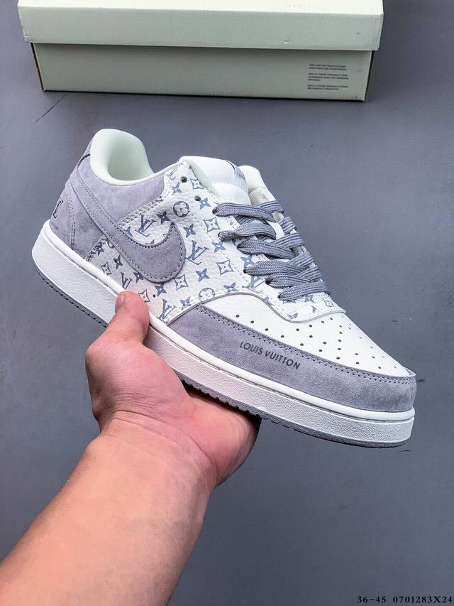 Company level! Nike Court Vision Low leather all-match casual sneakers 0701283X