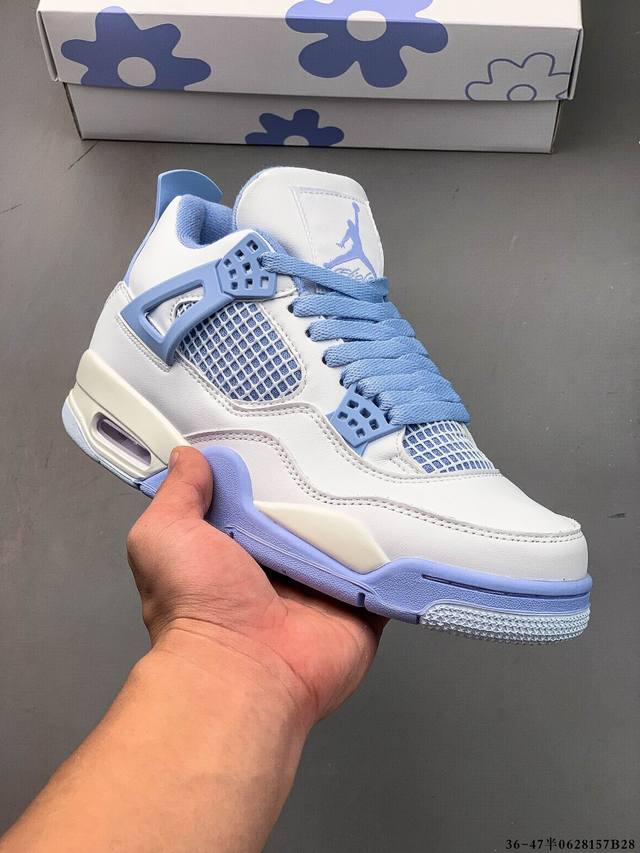 Authentic second-layer label! Air Jordan 4 Aj4 mid-top retro casual sports cult