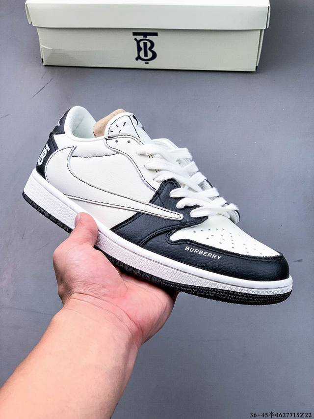half size! Nike Air Jordan Low 1 Jordan 1 low-top inverted hook classic casual