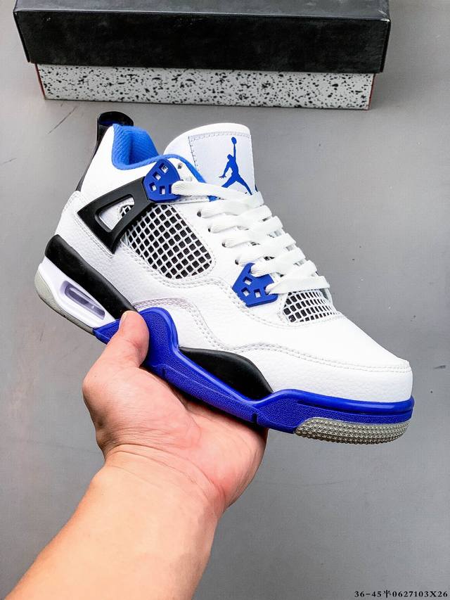 Second layer real label! Air Jordan 4 Aj4 mid-top retro casual sports culture b