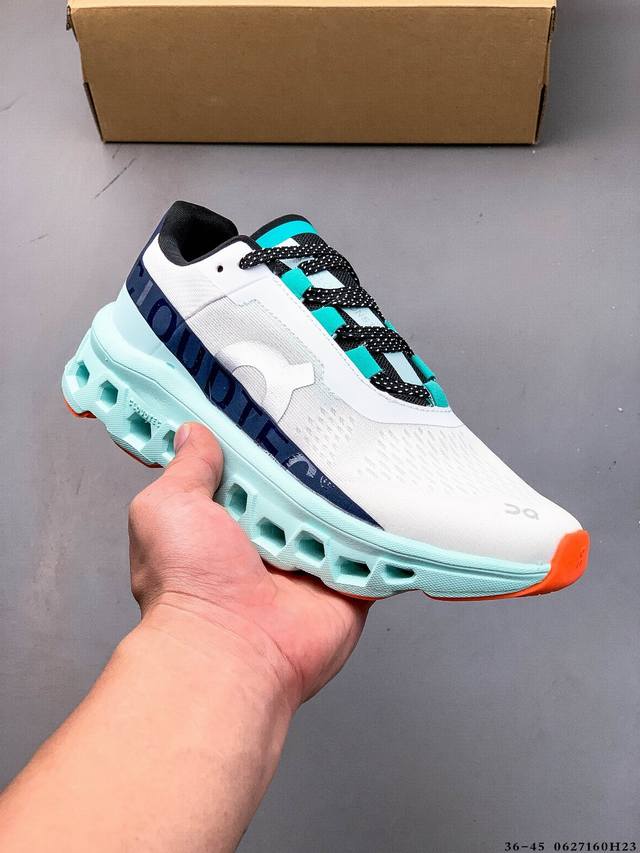 On Cloudmonster monster shoes breathable sports shoes shock-absorbing running sh