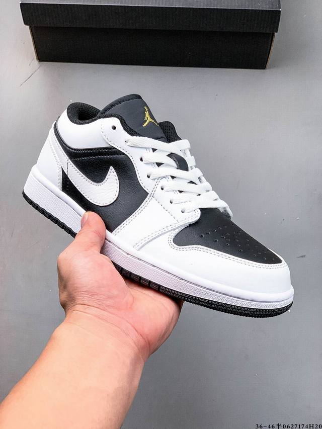 Second layer real label! Nike Air Jordan Low 1 Jordan 1 low-top classic casual s