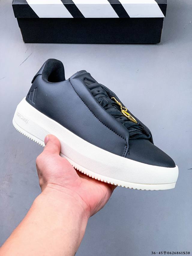Company level! Adidas 2025 Spring New Acesmash Thick-soled Heightened Non-slip