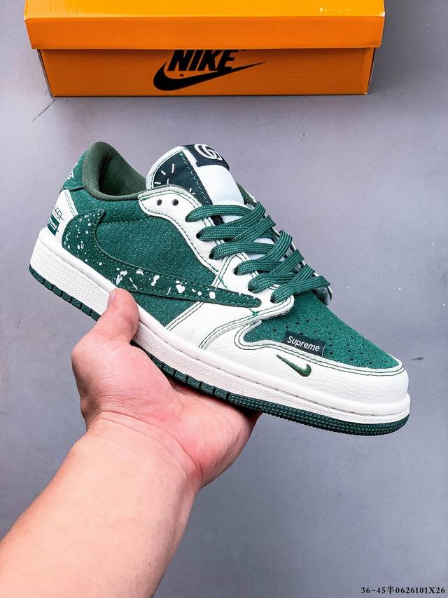 Company-level first layer! Nike Air Jordan 1 Low Aj1 Joe 1 low-top trendy slow