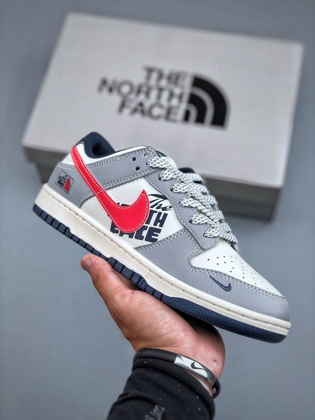 Nike Sb Dunk Low x The North Face Grey and White Hook and StarsPurely original f
