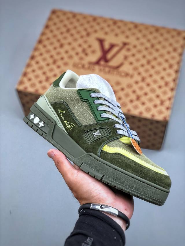 Tyler X Louis Vuitton Lv Trainer co-branded low-top casual sneakers, overseas sh