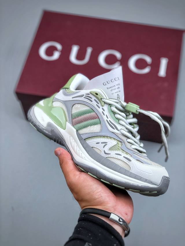 Gucci Gucci round toe drawstring high-end all-match casual men's and women's spo