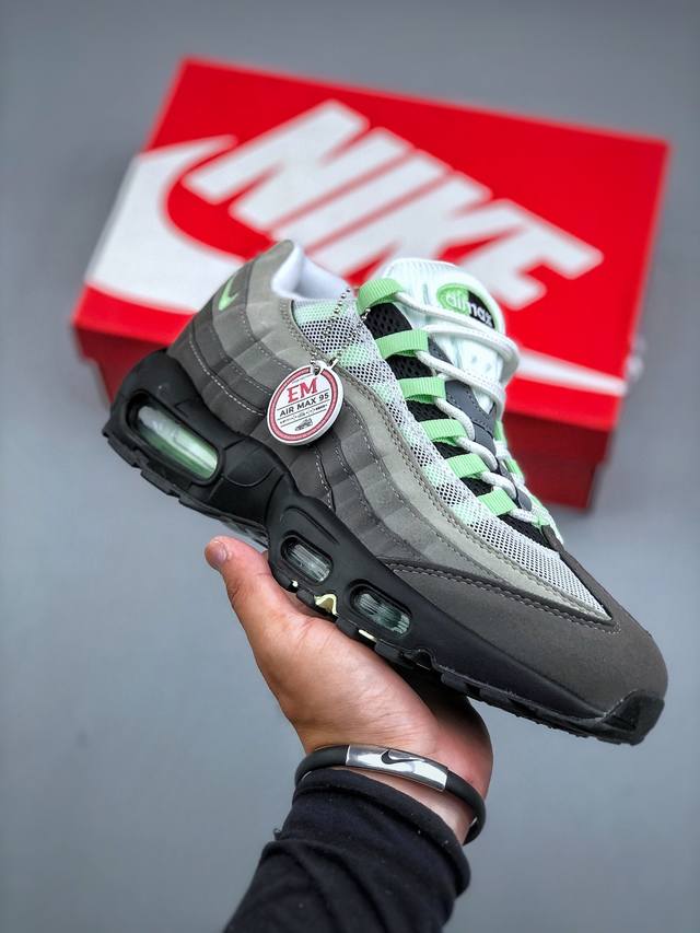 Pure original Nk Air Max 95 joint retro comfortable air cushion sports shoes Cd