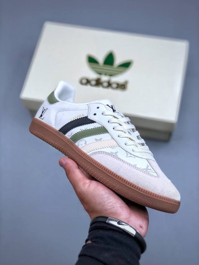 Adidas Samba Og German training shoes high-end customized Samba series large fa