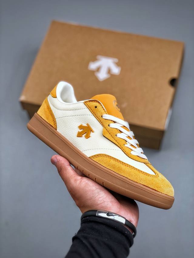 Descente Chron Retro stitching fashion trend wear-resistant low-top life casual