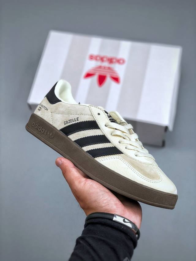 Adidas Dexun Shoes "Lv Joint-Cappuccino" high-end custom factory pure original
