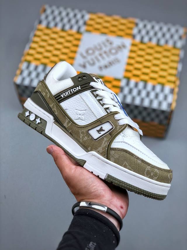 Louis Vuitton Trainer Sneaker Low Lv Louis Vuitton low-top shoes are correct and