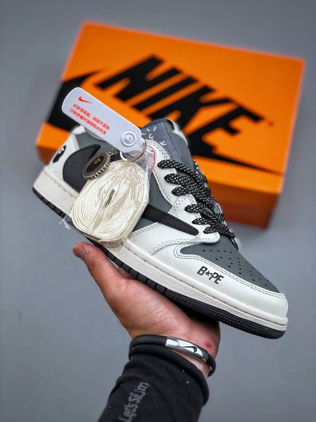 Travis Scott X Fragment Design X Jordan Air Jordan 1 Low Og Sp "Bape Joint" Mult