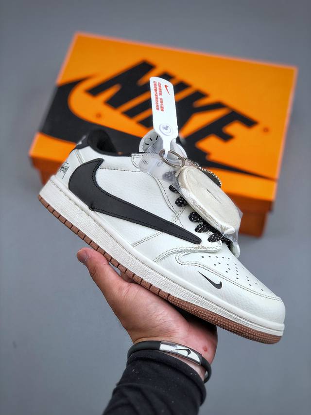 Travis Scott X Fragment Design X Jordan Air Jordan 1 Low Og Sp "Stussy co-brande
