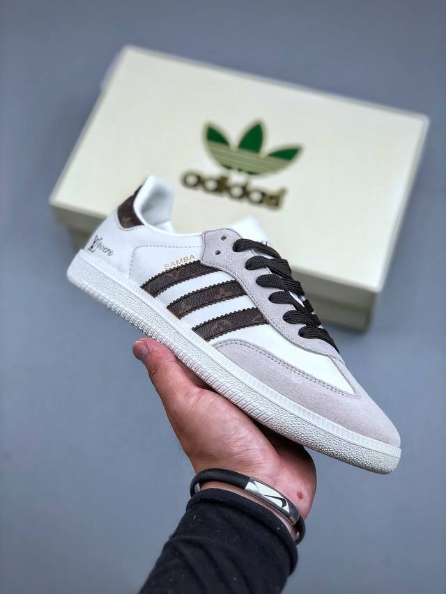 Adidas Samba Og German training shoes high-end customized Samba series large fa