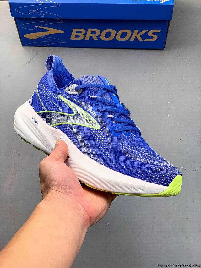 Company level! Brooks Glycerin 22 running shoes men's cushioning marathon nitro