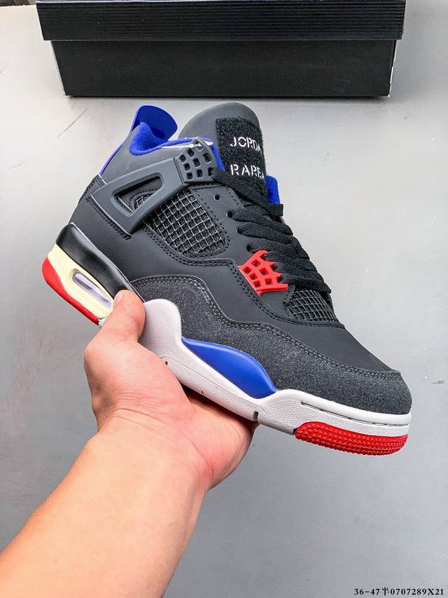 Air Jordan 4 Aj4 mid-top retro casual sports culture basketball shoes. The desig