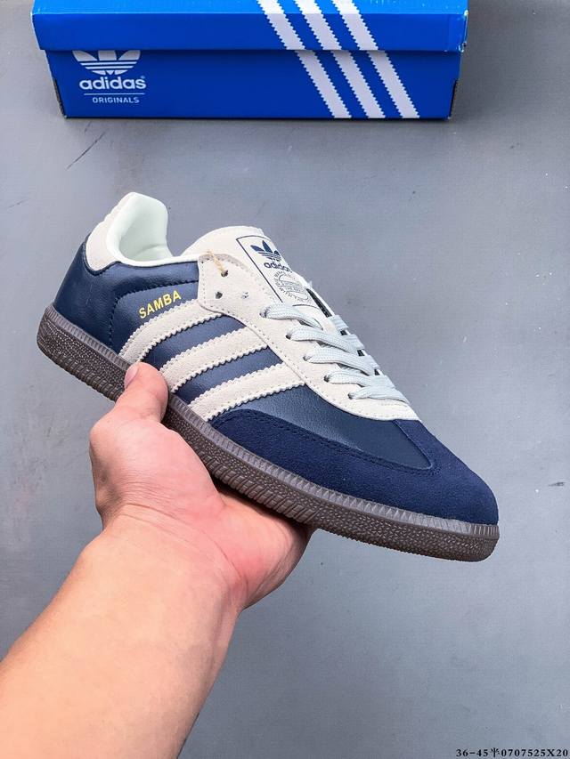 2nd layer genuine label! Adidas Samba Og classic shoe model Adidas's classic Sam
