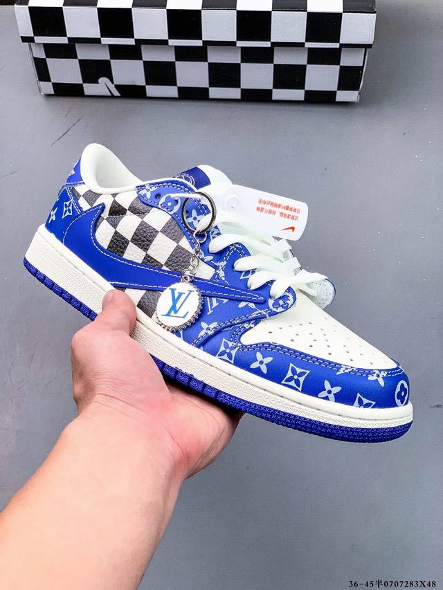 Company-level first layer! Nike Air Jordan 1 Low Aj1 Joe 1 low-top trendy slow