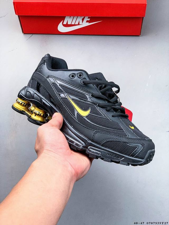 Nike Shox Ride 2 Sp X Supreme joint air cushion running shoes 0707535T27 DDD