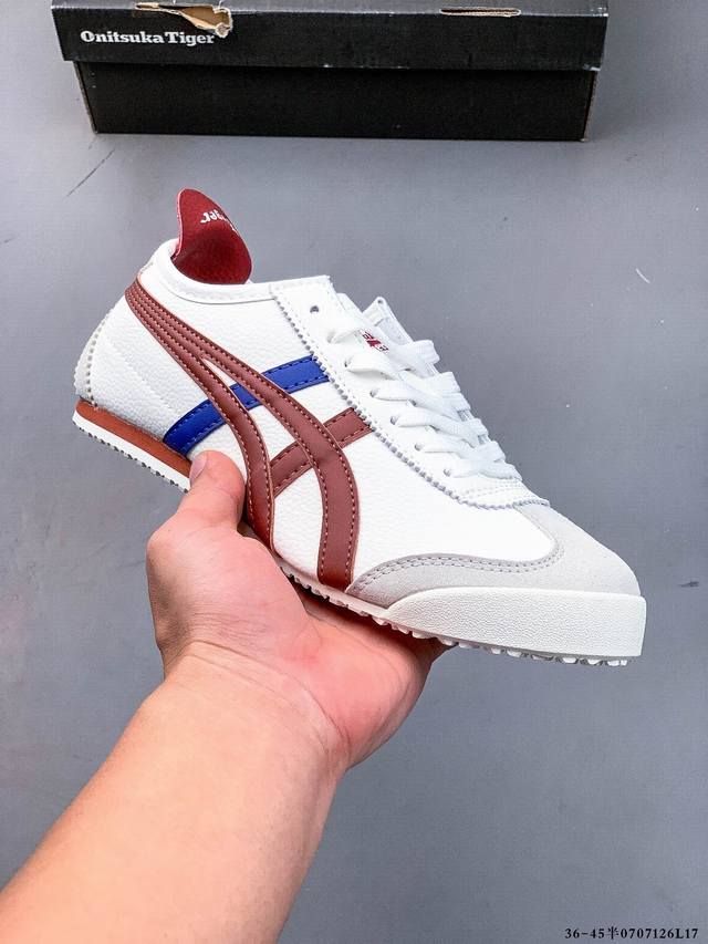Asics Onitsuka Tiger Asics leather original four-link tag midsole cardboard stee