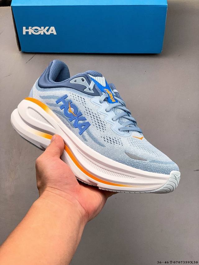 Hoka One One Bondi 9 The same new cushioning running shoes as Shawn Yue The much