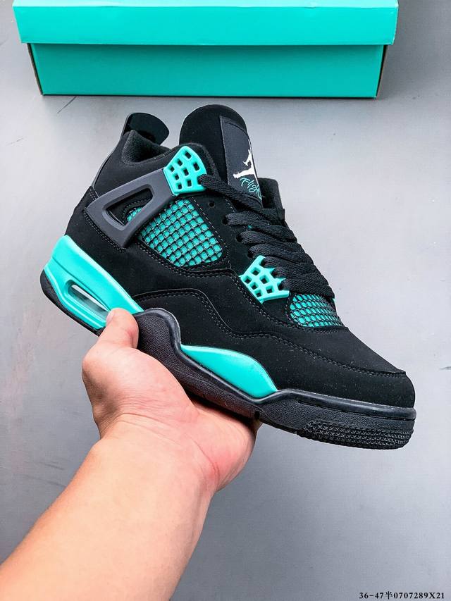 Air Jordan 4 Aj4 mid-top retro casual sports culture basketball shoes. The desig